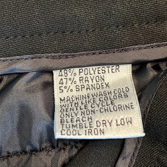 Talbots Size 6 Black Dress Pants Great Condition - Picture 6 of 9